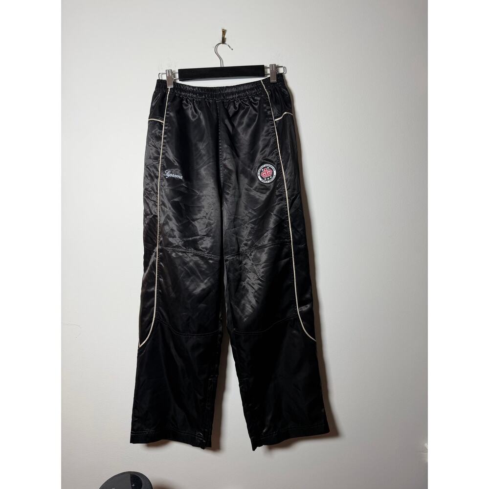 Supreme Satin Track Pant 'Black'